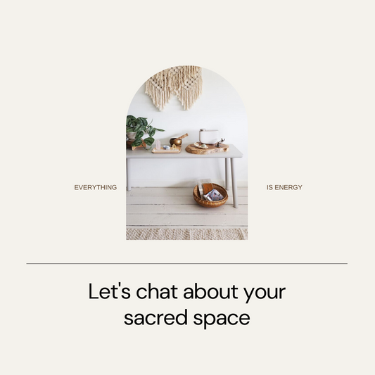 Inspiration and step by step guide to create your Sacred Space